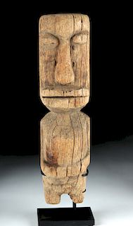 19th C. Marquesas Islands Wooden Ancestral Figure