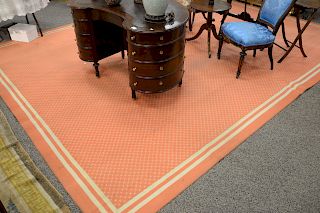 Custom carpet, possibly Stark. 10'3" x 13'3"   Provenance: Estate of Peggy & David Rockefeller.