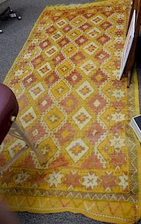 Oriental area rug, Morocco, 20th century. 4' x 9'6"   Provenance: Estate of Peggy & David Rockefeller.