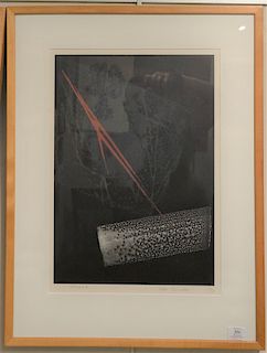Toko Shinoda (b. 1913), lithograph, "Nebula", signed and numbered in pencil lower right: Toko Shinoda 15/23, titled and pencil lower...