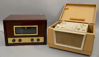 Revere magnetic tape recorder Reel to Reel along with The Fisher vintage radio. 

Provenance: Estate of Peggy & David Rockefeller ha...