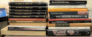 Lot of twenty-four art-themed coffee table books from Collection of books from the Estate of David and Peggy Rockefeller, consisting...