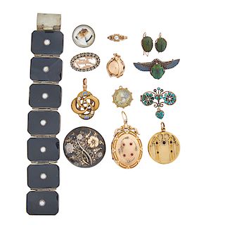 COLLECTION OF ANTIQUE JEWELRY