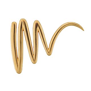 PALOMA PICASSO, TIFFANY & CO. YELLOW GOLD "SCRIBBLE" BROOCH