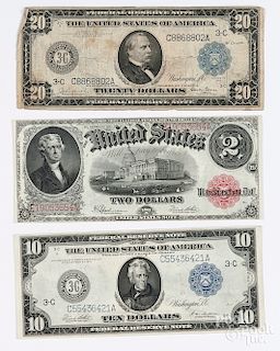 Series 1914 twenty dollar note