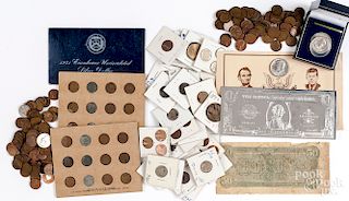Miscellaneous U.S. coins and currency