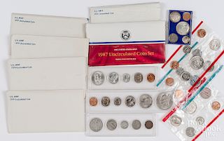 U.S. coins and mint sets