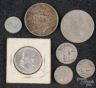 U.S. 1924 Peace silver dollar