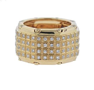 Audemars Piguet 14k Gold Diamond Band Ring 