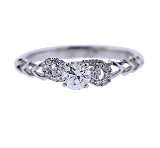 18k Gold Diamond Engagement Ring 