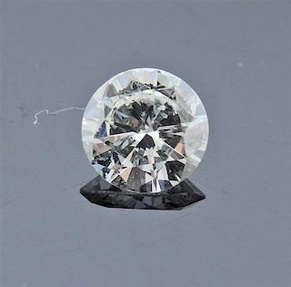 0.87ct H SI 1 Round Brilliant Diamond Gemstone 