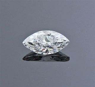 GIA 0.79ct E VS2 Marquise Diamond 