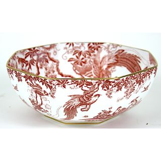 Royal Crown Derby Red Aves Dinner Service