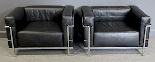 CASSINA, Signed Corbusier Club Chairs