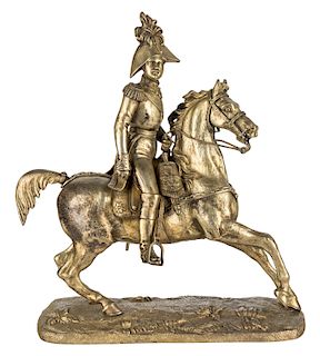 A FRENCH BRONZE SCULPTURE OF EMPEROR NICHOLAS I OF RUSSIA, 19TH CENTURY