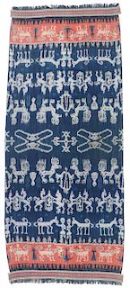 Man's Ikat Mantle, Sumba, Indonesia, Early 20th c.