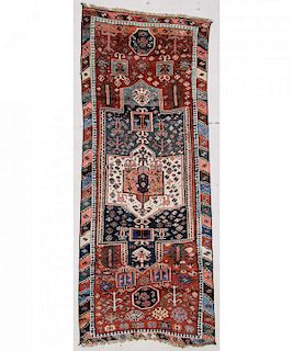 Antique Anatolian Kurd Rug: 3'9" x 9'
