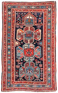 Antique Kazak Rug, Caucasus: 3'8'' x 5'11''