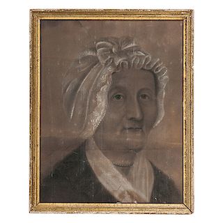 American Charcoal Portrait of a Woman
