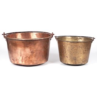 Copper and Brass Buckets
