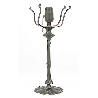 Reed & Barton Bronze Art Nouveau Lamp Base