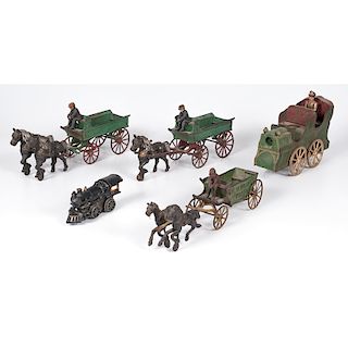 Cast Iron Carriages and Trains