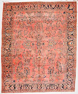 Antique Sarouk Rug, Persia: 9'2'' x 11'3''