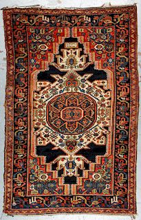 Antique West Persian Kurd Rug, Persia: 4'4'' x 6'10''