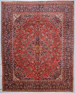 Semi-Antique Kashan Rug, Persia: 8'10'' x 11'1''