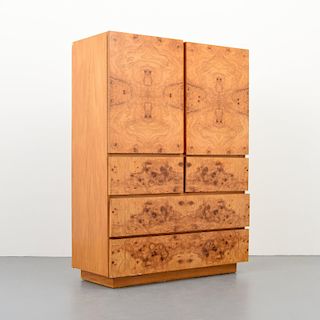Roland Carter Burl Wood Cabinet