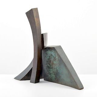 Large Abstract Bronze Sculpture, Diplomat Hotel