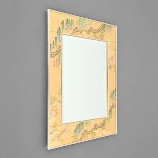 LaBarge Chinoiserie Mirror