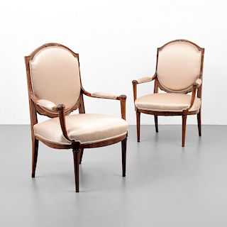 Pair of Sue et Mare Arm Chairs