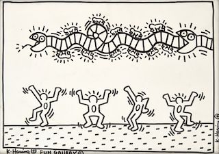 Keith Haring Drawing