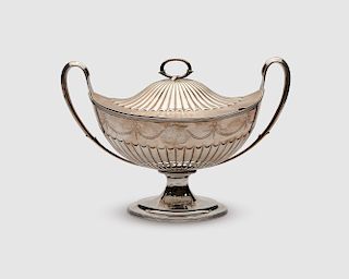 PAUL STORR George III Silver Tureen and Cover, London, 1801