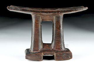 Early 20th C. African Tsonga Wooden Headrest