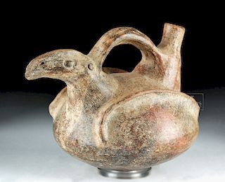 Viru Pottery Spouted Zoomorphic Vessel