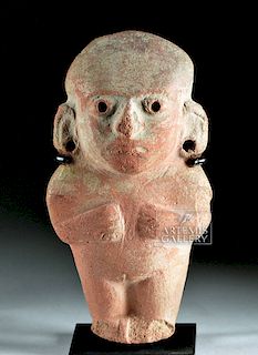 Moche Pottery Standing Female Figure