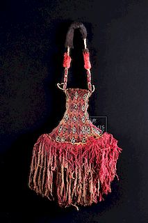 Inca Textile Ceremonial Fan - Colorful!