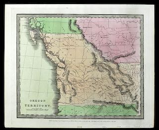 Illman & Pilbrow Map of Oregon Territory, 1833