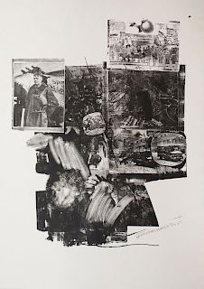ROBERT RAUSCHENBERG (1925-2008): TEST STONE #2, FROM BOOSTER AND SEVEN STUDIES