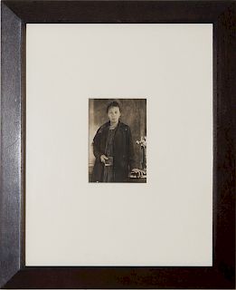 JAMES VAN DER ZEE (1885-1983): PORTRAIT OF A WOMAN HOLDING A BOOK