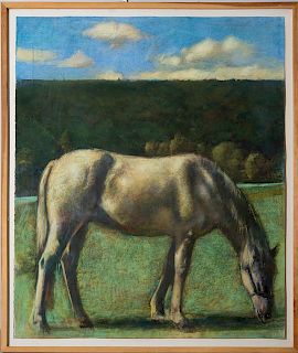 STEPHEN BROWN (1950-2009): WHITE HORSE