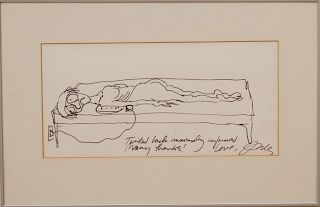 JULES FEIFFER (b. 1929): TWISTED BACK IMMENSELY IMPROVED