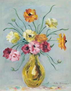 Judy Groesbeck, (American, 20th Century), Floral Still Life