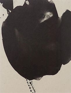 Robert Motherwell, (American, 1915-1991), Nocturne VI, from the Octavion Paz Suite, 1988