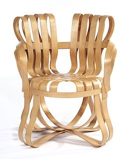 Frank Gehry for Knoll "Cross Check" armchair