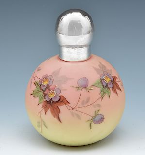Thomas Webb Queens Burmese Ware perfume bottle