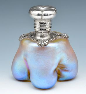 Louis Comfort Tiffany favrile perfume bottle