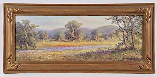Charles Harmon, "On The Way To Monterey," oil on canvas